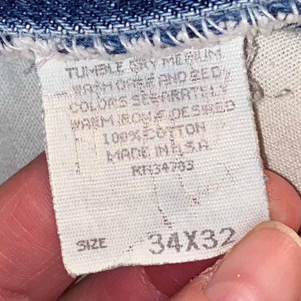 LEE JEANS 34 x 32 Straight Leg - Picture 6 of 6